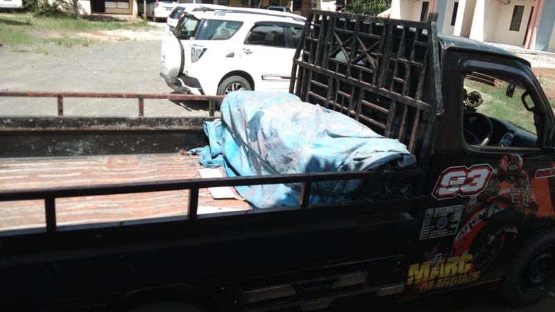 Polsek Sungkai Utara Amankan Pikap Pengangkut Puluhan Jeriken Solar Tanpa Dilengkapi Dokumen