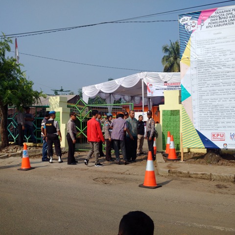 Amankan Pleno KPU, Segini Personel Gabungan yang Dikerahkan Polres Lampung Utara