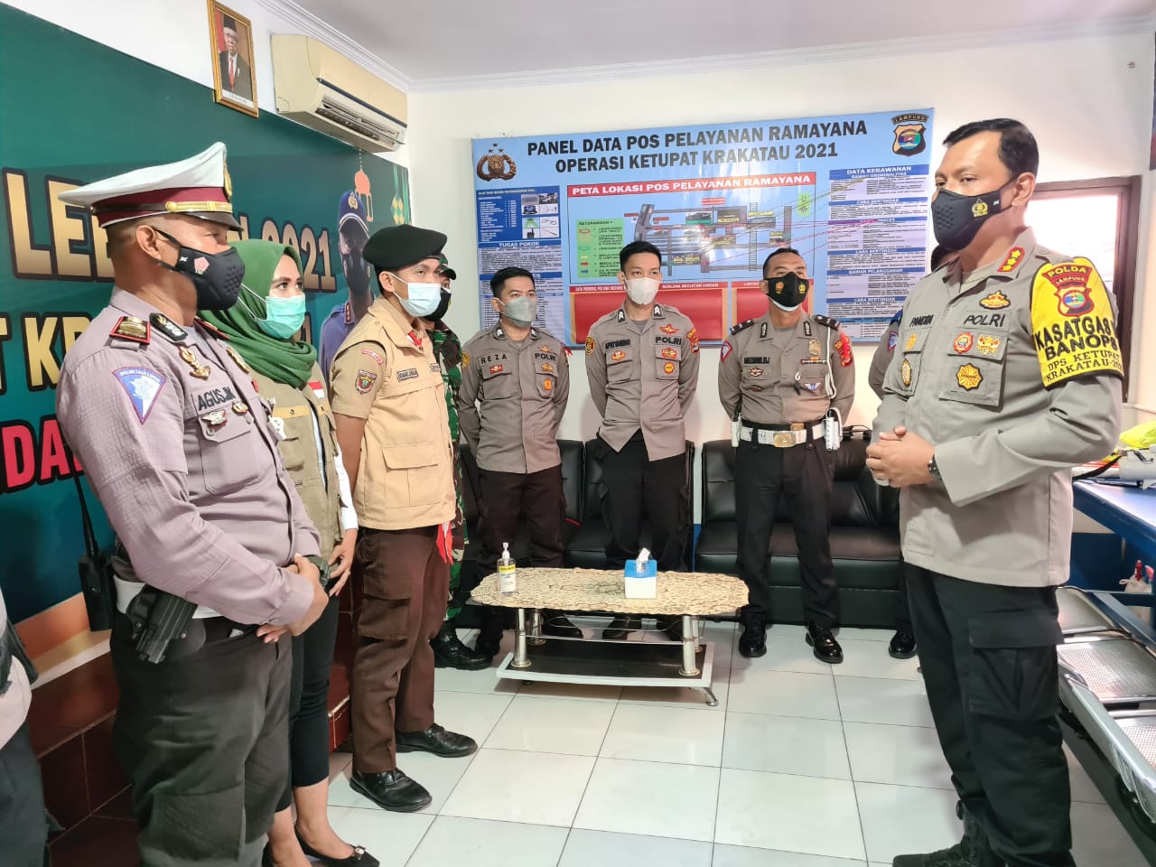 Polda Lampung Supervisi Pos Pantau Mudik di Bandar Lampung