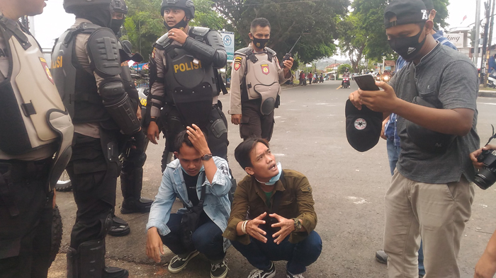 Polisi Amankan 2 Mahasiswa di Bandar Lampung, Diduga Akan Ikut Aksi Tolak Omnibus Law UU Cipta Kerja