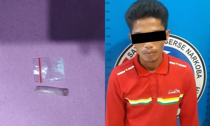 Polisi Tangkap Pemuda saat Akan Transaksi Narkoba di Loket Bus di Lampung Tengah