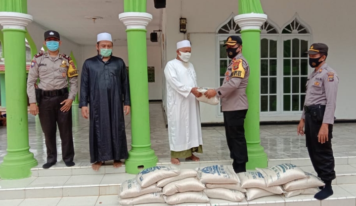 Polres Lampung Tengah Ajak Santri Darul Muttaqin Terapkan 3M