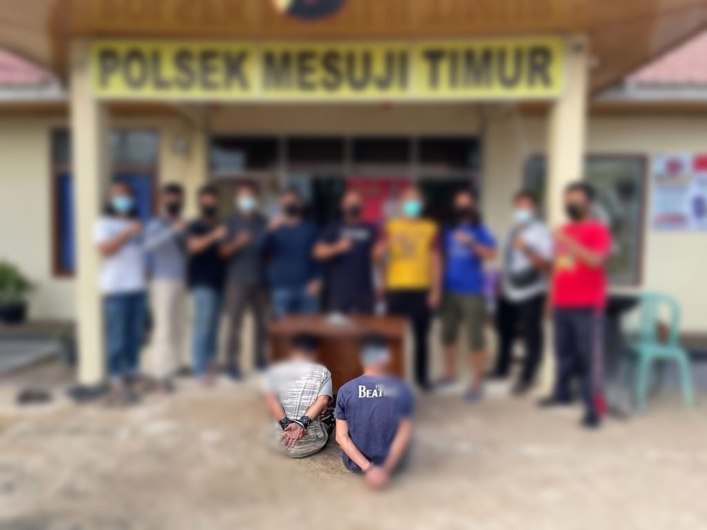Tim Gabungan Polres Mesuji Amankan Pelaku Curat Bersenjata Api