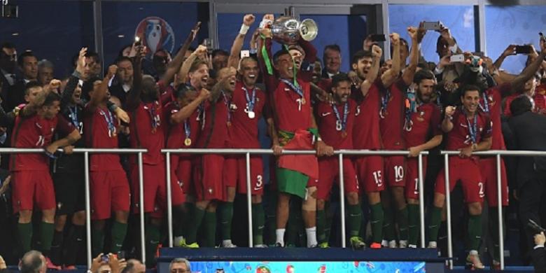 Kalahkan Perancis, Portugal Cetak Sejarah Juarai Piala Eropa 2016
