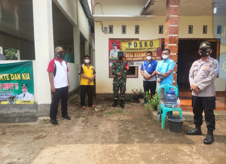Forkopimcam Sribhawono Monitoring Posko PPKM Berskala Mikro di Lampung Timur