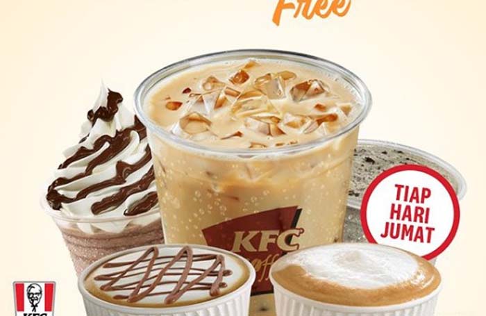 Promo KFC Coffee, Buy 1 Get 1 Free Semua Menu Kopi Tiap Hari Jumat, Berlaku Sampai 22 Oktober