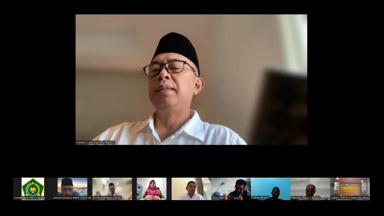 Kakanwil Kemenag Lampung Tekankan Pelaporan Tepat Waktu Saat Evaluasi Capaian Kinerja 2024