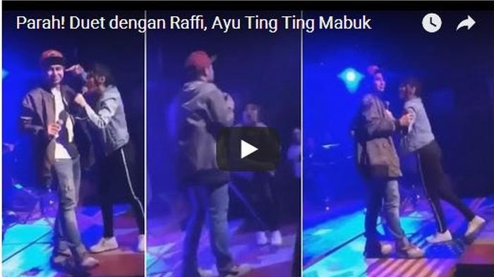 Raffi Ahmad Rangkul Ayu Ting-Ting Sempoyongan, Warganet Mbak Gigi Pasti Sakit