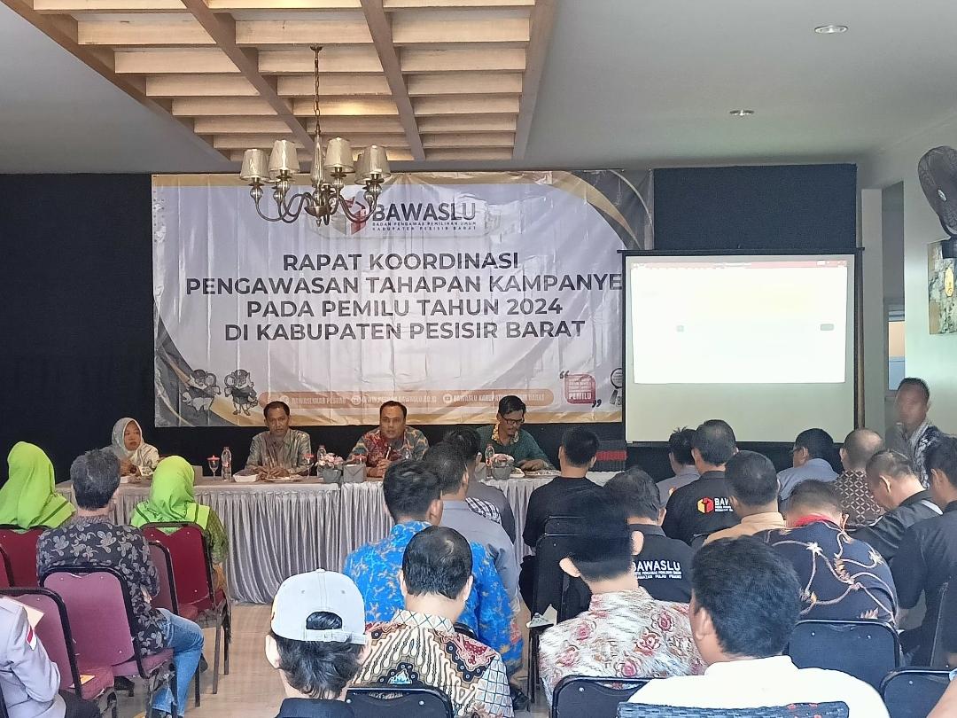 Bawaslu Imbau Semua Pihak Awasi Tahapan Kampanye Pemilu di Pesisir Barat