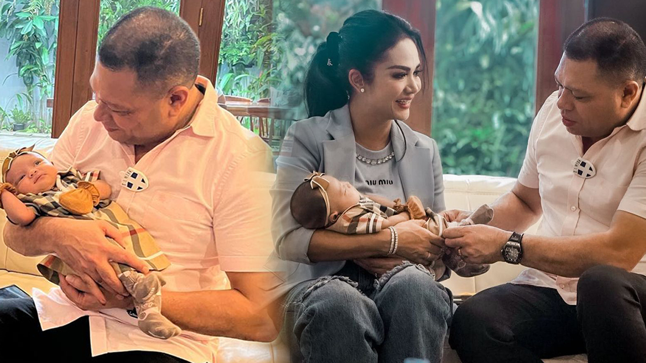 Raul Lemos Akhirnya Jenguk Anak Aurel Hermansyah, Kado yang Dibawa Jadi Sorotan