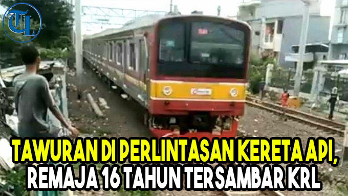 Tawuran di Perlintasan Kereta Api, Remaja 16 Tahun Tewas Tersambar KRL