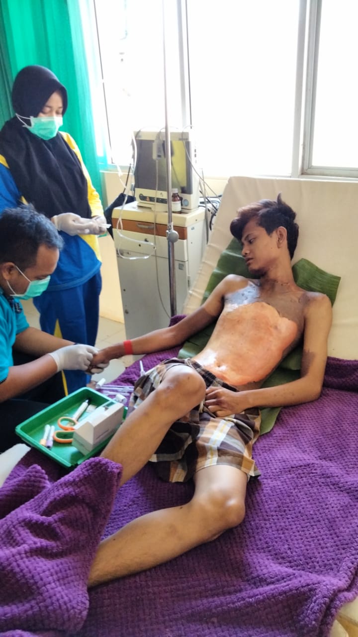 Sempat Tak Ada Biaya, Deo Akhirnya Dibawa ke Rumah Sakit Bumi Ragab Begawe Caram