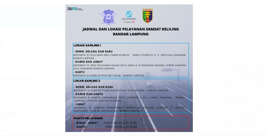 Mau Bayar Pajak Kendaraan di Samsat Keliling, Cek Lokasinya