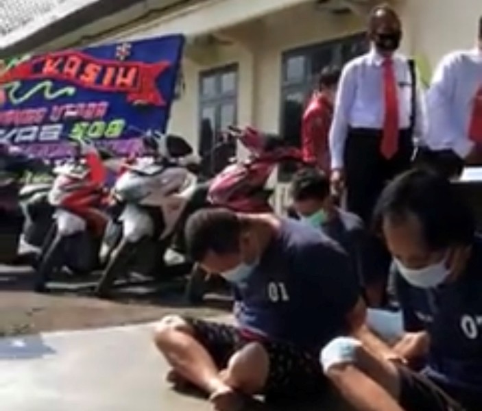 Selain 9 Tersangka, Polres Lampung Utara Amankan Barang Bukti dari Motor hingga Senpi Rakitan