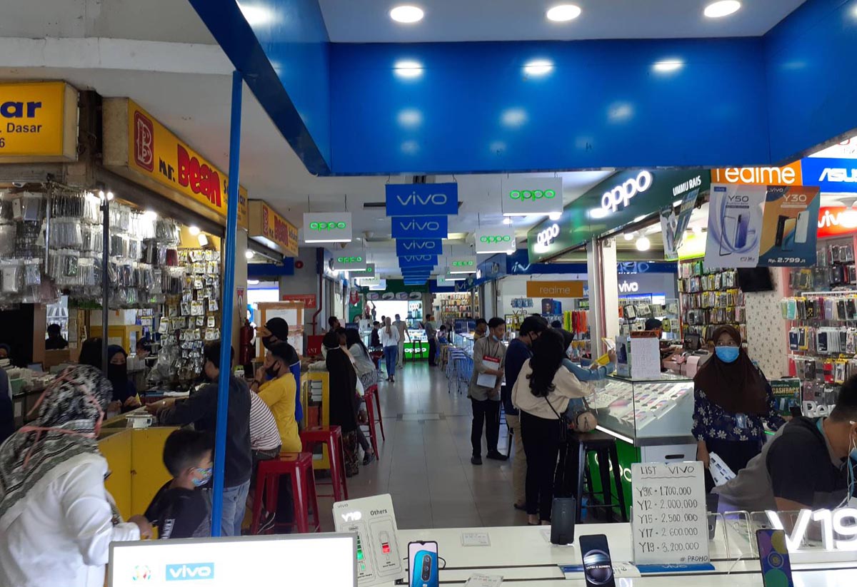 H+2 Lebaran 2020, Mal di Bandar Lampung Mulai Ramai Pengunjung