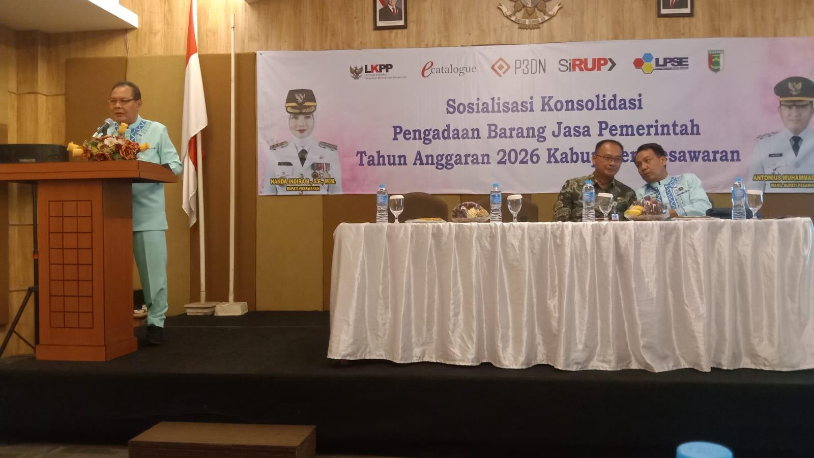 Pemkab Pesawaran Siapkan Konsolidasi Pengadaan dan Perencanaan 2026 