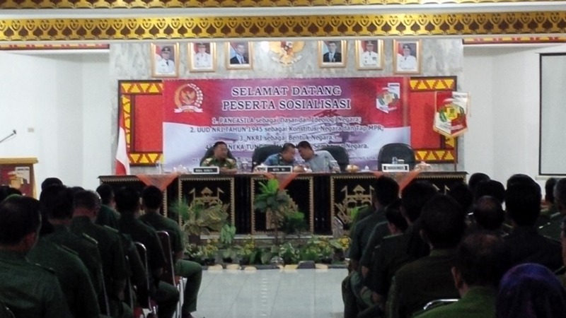 Sambangi Dapil, Anggota MPR Sosialisasi 4 Pilar Kebangsaan di Kotabumi