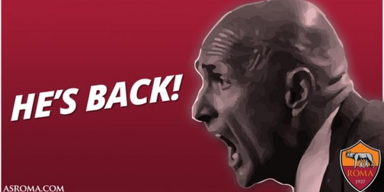 Spaletti Mudik ke AS Roma