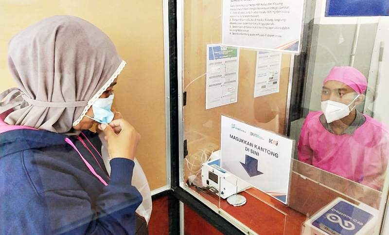 Stasiun KA Tanjungkarang Buka Layanan GeNose C19 untuk Penumpang Jarak Jauh