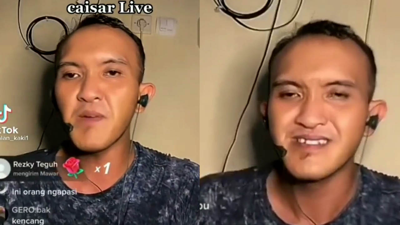 Dituding Pakai Narkoba Saat Live TikTok, Caisar YKS Buka Suara