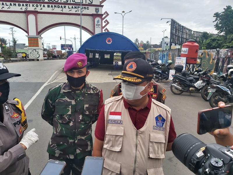 Tak Bawa Suket Rapid Test Antigen, 16 Kendaraan Luar Lampung Putar Balik dalam Waktu 1,5 Jam