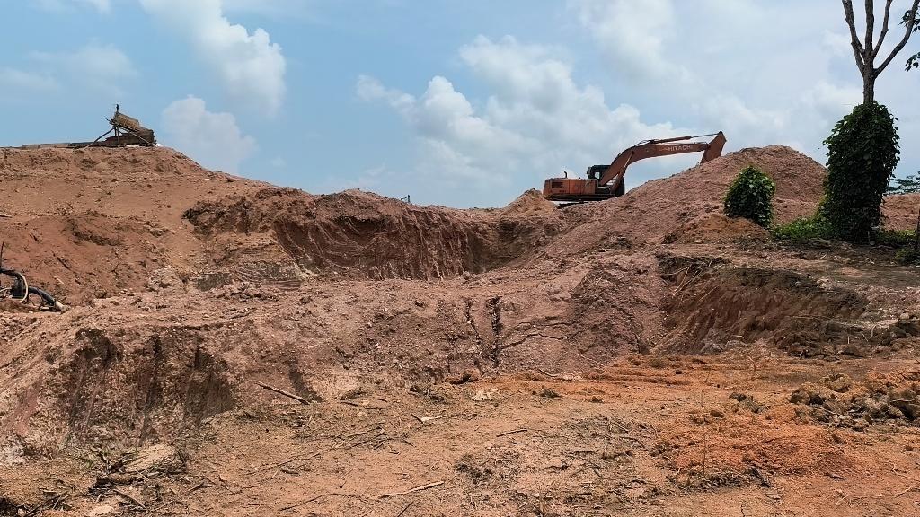 Penampakan Terkini Tambang Emas Ilegal di Way Kanan