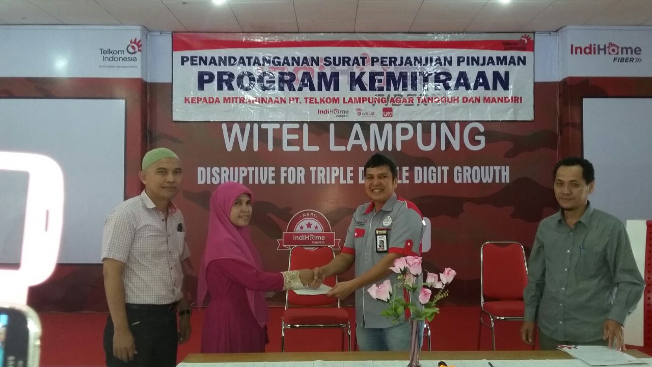 April Hingga Juni 2016, Telkom Lampung Salurkan Dana Kemitraan Bina Lingkungan Rp 1,4 Miliar