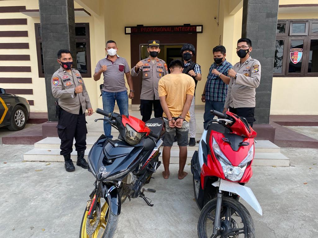 Polres Tanggamus Ringkus Pelaku Curanmor, Pelaku: Uang Hasil Penjualan Motor untuk Berfoya-foya