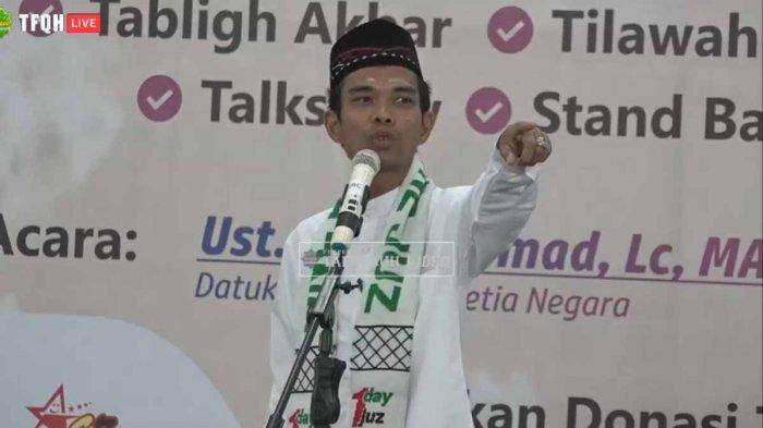 Ceramah Ustaz Abdul Somad, Tak Hanya Bahas Hikmah Isra Miraj Tapi Juga Bahas Tentang Pelakor