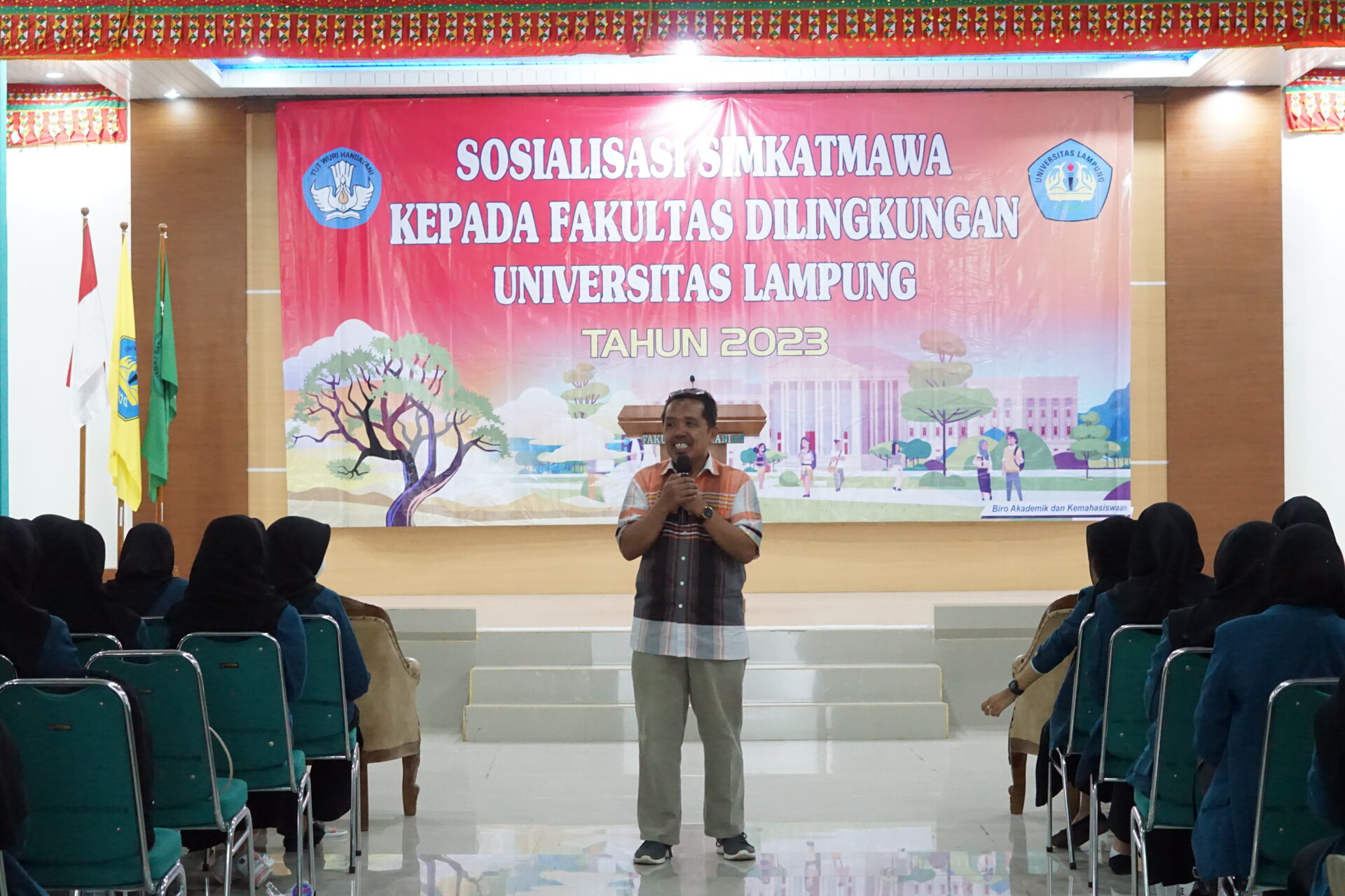TP2M Universitas Lampung Gelar Sosialisasi Simkatmawa 2023