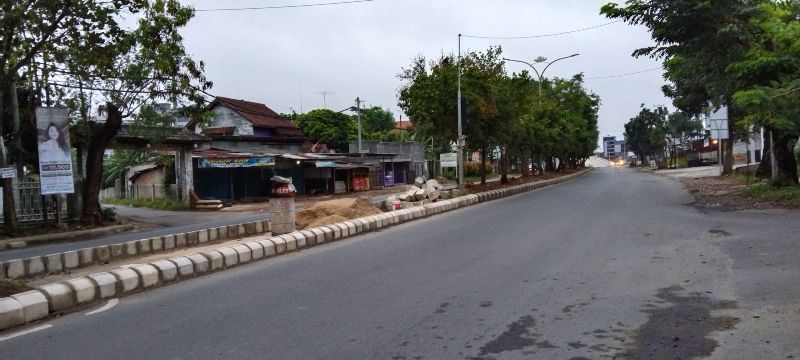 Titik Rawan Kecelakaan, Dishub Bandar Lampung Tutup Simpang Jalan Sultan Agung-Sultan Haji