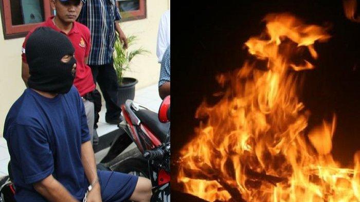 Tukang Tambal Ban Bakar Hidup-hidup Juru Parkir, Cemburu Kerap Lihat Berduaan dengan Istri
