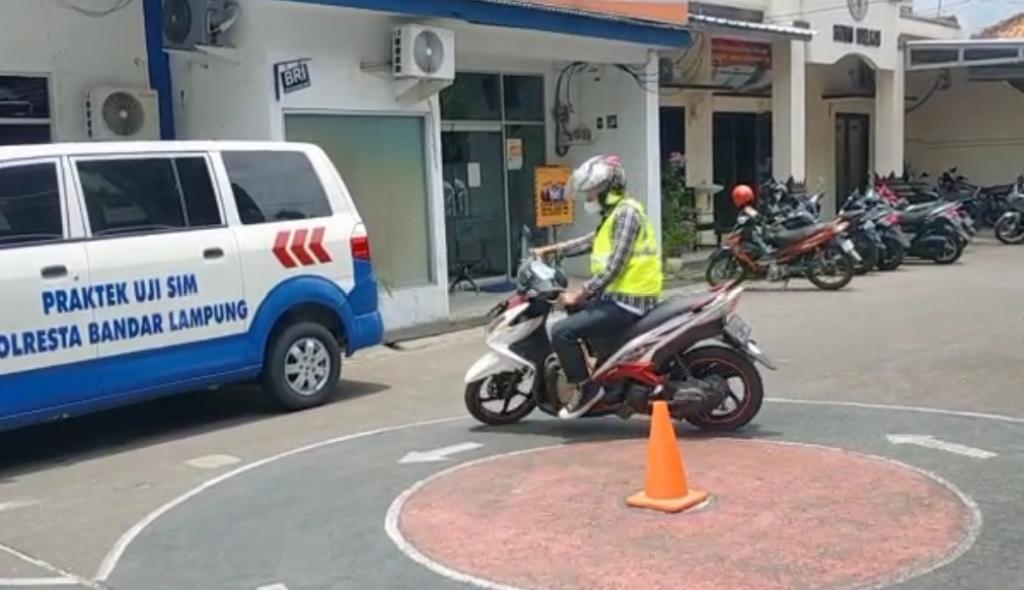 Satlantas Polresta Bandar Lampung Bolehkan Ujian SIM Lebih Satu Kali dalam Sehari