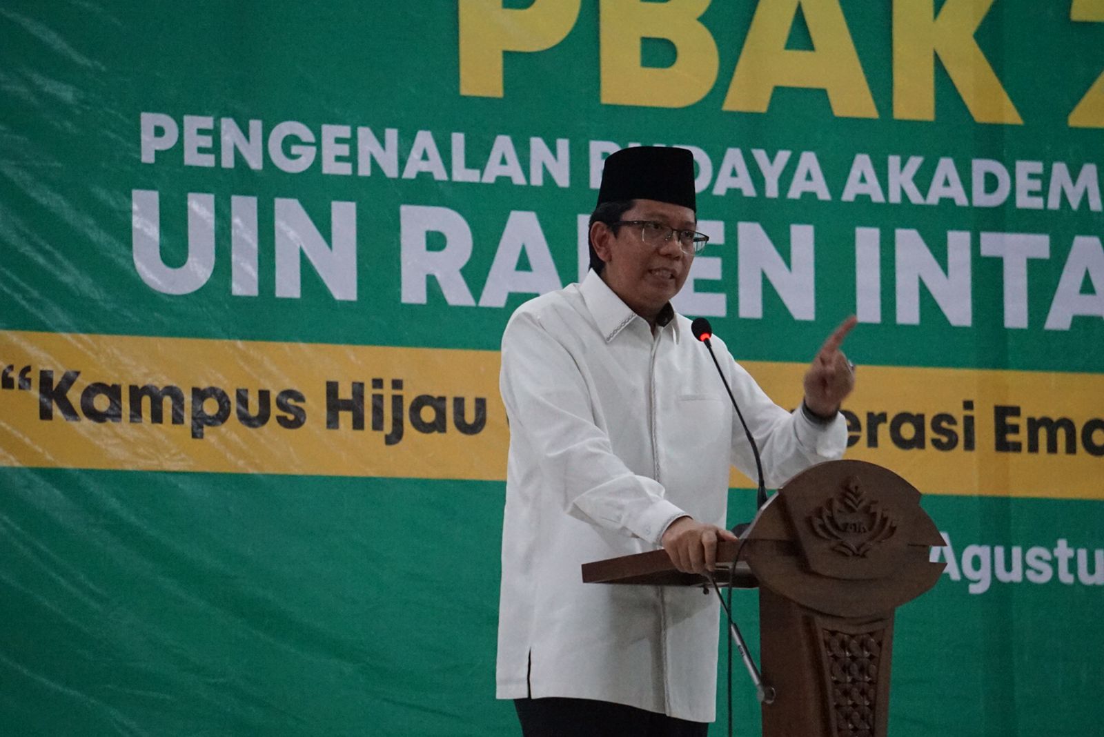 Buka PBAK, Rektor UIN Raden Intan Lampung Ingatkan Mahasiswa Untuk Responsif Terhadap Perubahan