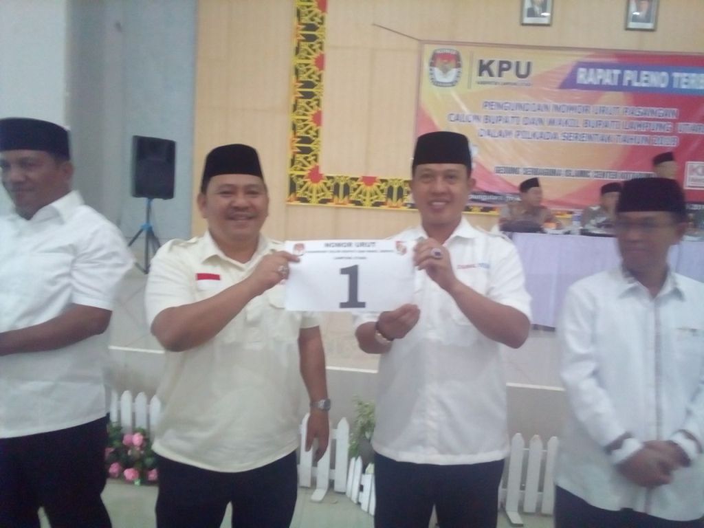 Dapat Nomor Urut 1, Zainal: Ini Kode Alam