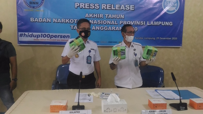 Ungkap Sindikat Peredaran Sabu Jaringan Lapas, BNNP Lampung Amankan 3 Warga Binaan