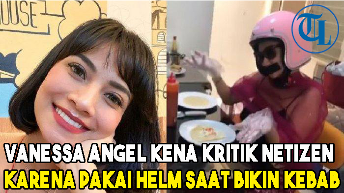 Vanessa Angel Dikritik Netizen karena Pakai Helm dan Kacamata Hitam saat Bikin Kebab