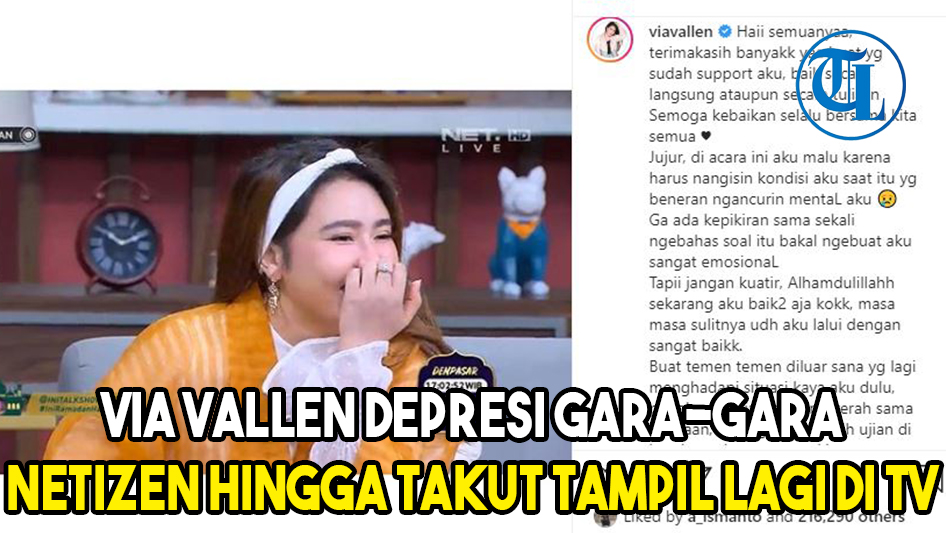 Pedangdut Via Vallen Depresi Gara-gara Netizen sampai Takut Tampil Lagi di TV