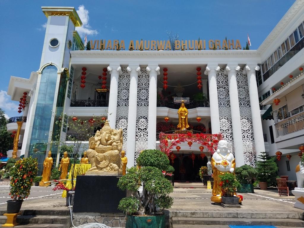 Sambut Imlek 2023, Vihara Amurwa Bhumi Graha Bandar Lampung Akan Hadirkan Pertunjukan Barongsai