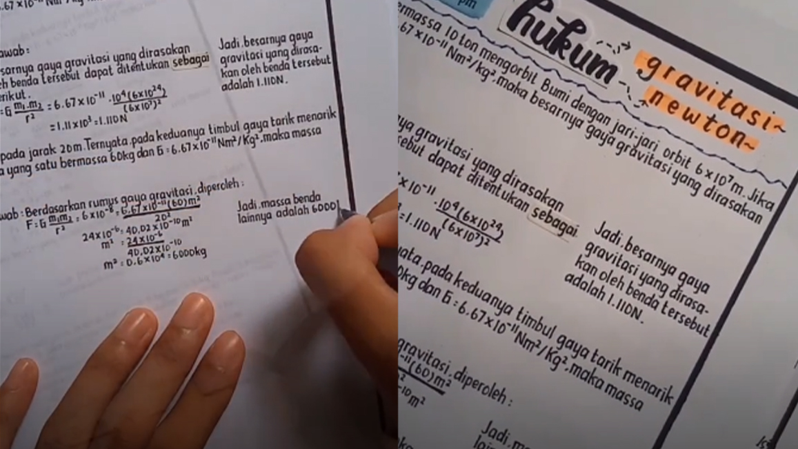 Viral Tulisan Tangan Milik Siswa SMA di Cilacap Bikin Netizen Kaget