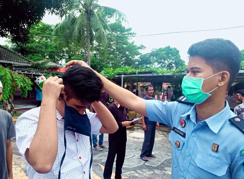 Kembali 30 Warga Binaan LP Kalianda Dapat Hak Asimilasi