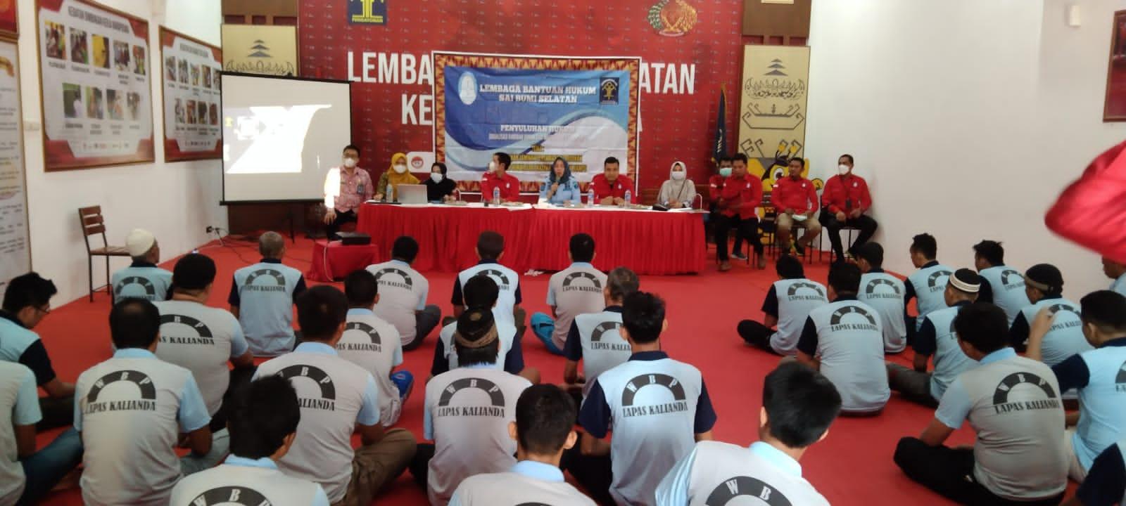 Kemenkumham Sosialisasi Pentingnya LBH kepada Warga Binaan