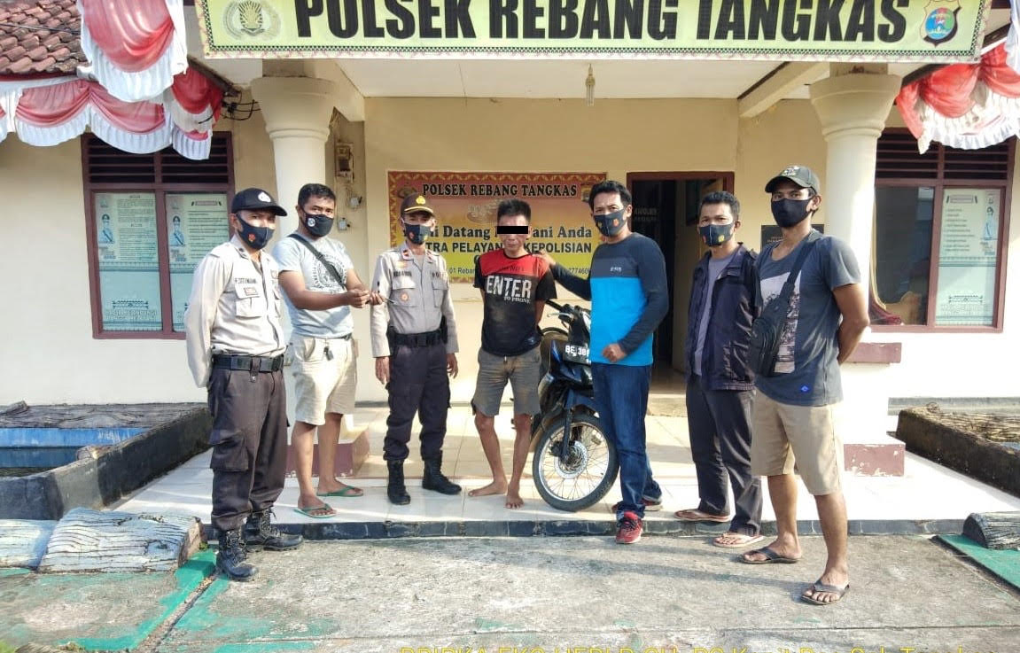 Warga OKU Selatan Sumsel Terlibat Curanmor di Rebang Tangkas Way Kanan