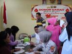 Hari Jadi ke-74 Humas Polri, Polres Way Kanan Lakukan Giat Donor Darah