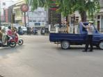 Polres Metro Jaga Lalu Lintas Tetap Lancar dengan Pam Pagi