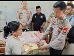 Kapolres Mesuji Lampung Kunjungi Korban Penusukan Sekelompok Pemuda