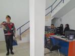 Satuan Samapta Polres Pesisir Barat Pengamanan Objek Vital Bank Lampung