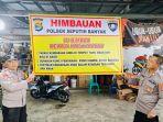 Polsek Seputih Banyak Pasang Banner Waspada Curanmor