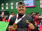 Rizki Andika Harumkan Nama Teknokrat dengan Sabet Emas PON Bela Diri