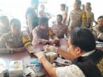 Sidokkes Polres Tulangbawang Cek Kesehatan Personel Polsek Banjar Agung